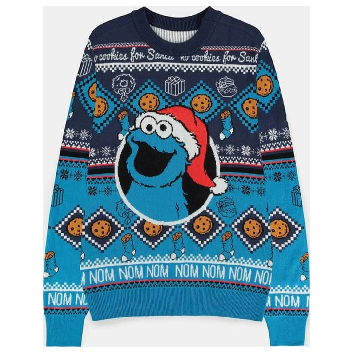 Sesame Street božični pulover Cookie Monster fotografija izdelka