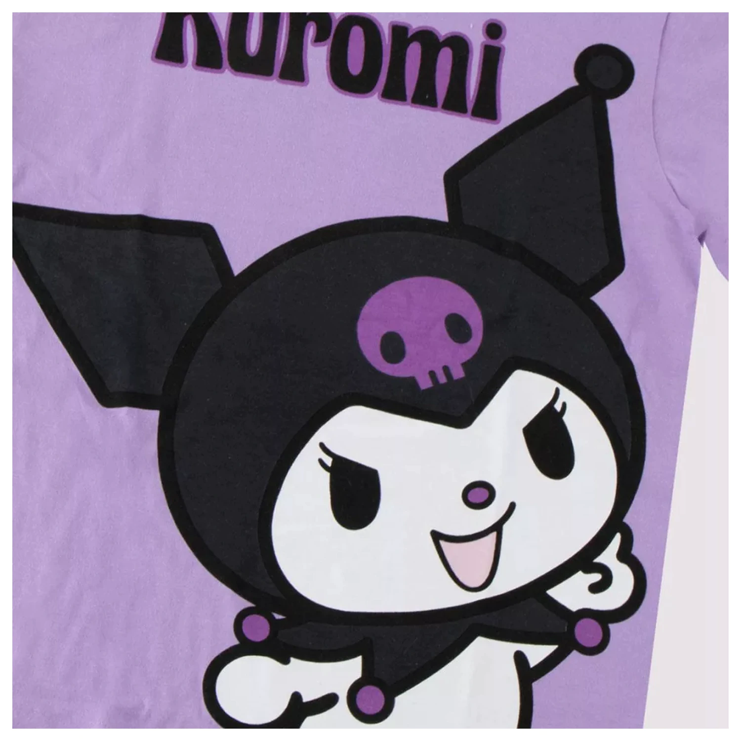 Hello Kitty Kuromi Purple otroška majica s kratkimi rokavi, top fotografija izdelka