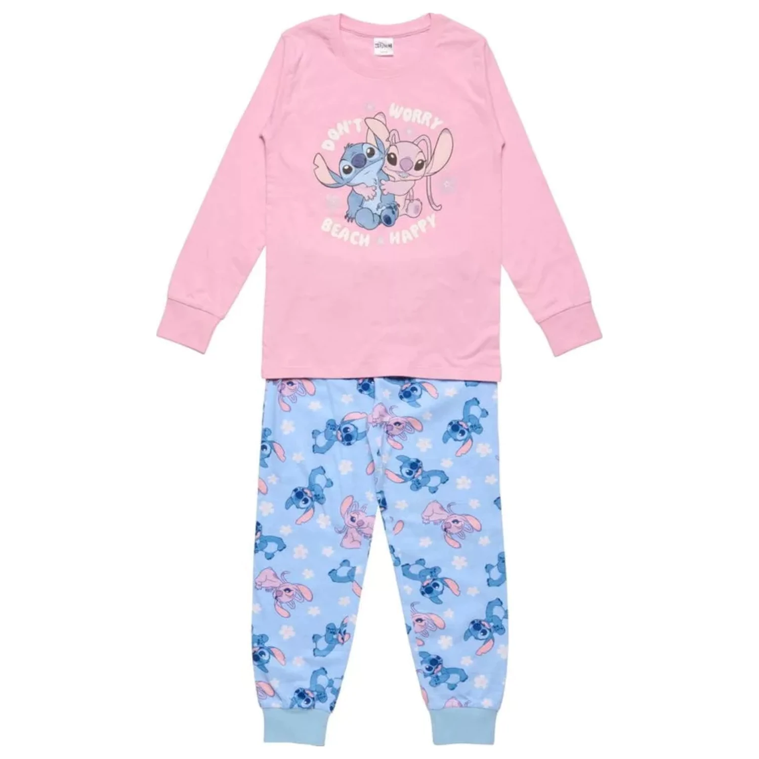 Stitch Happy otroška dolga pižama fotografija izdelka