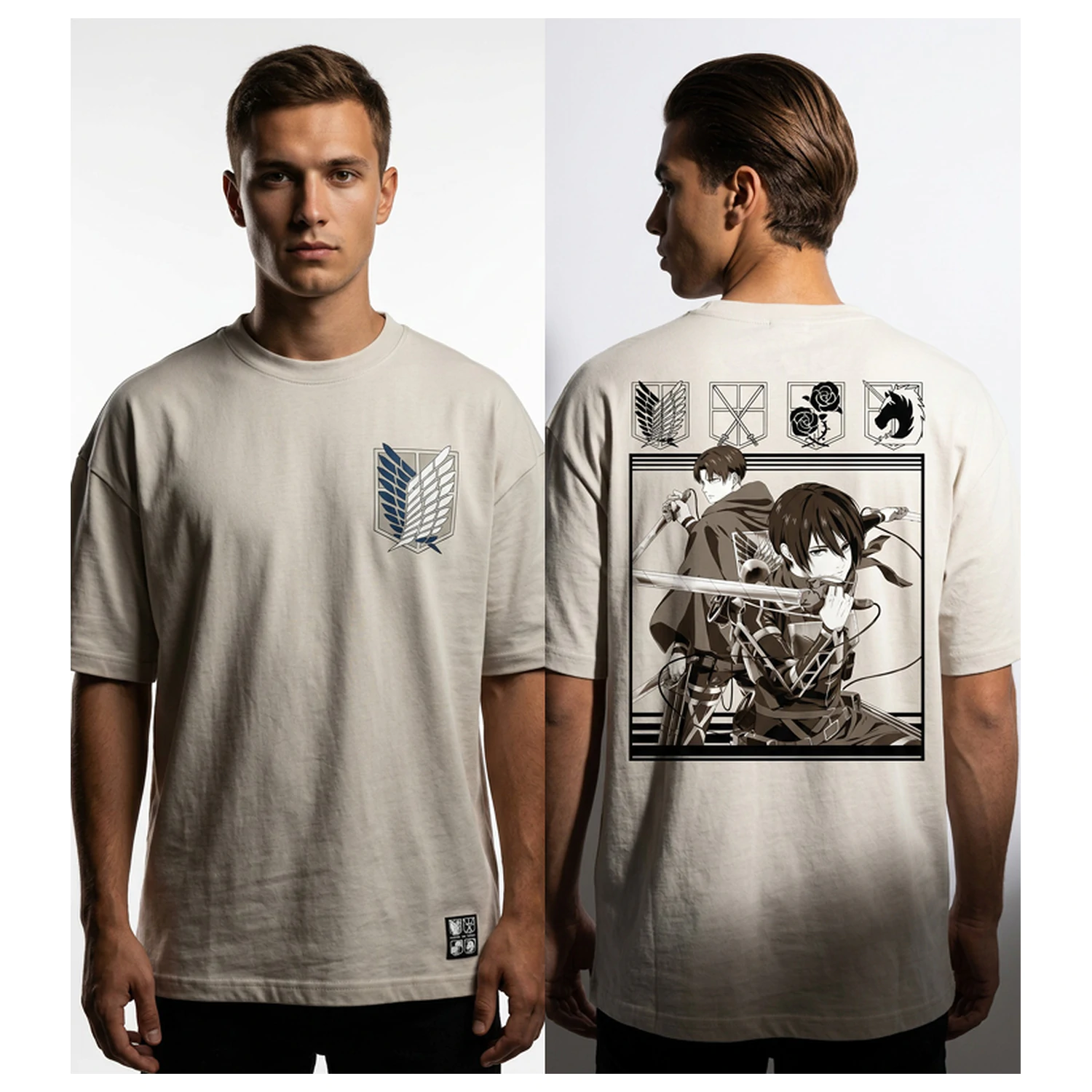 Attack on Titan Brigade Special Oversize majica fotografija izdelka