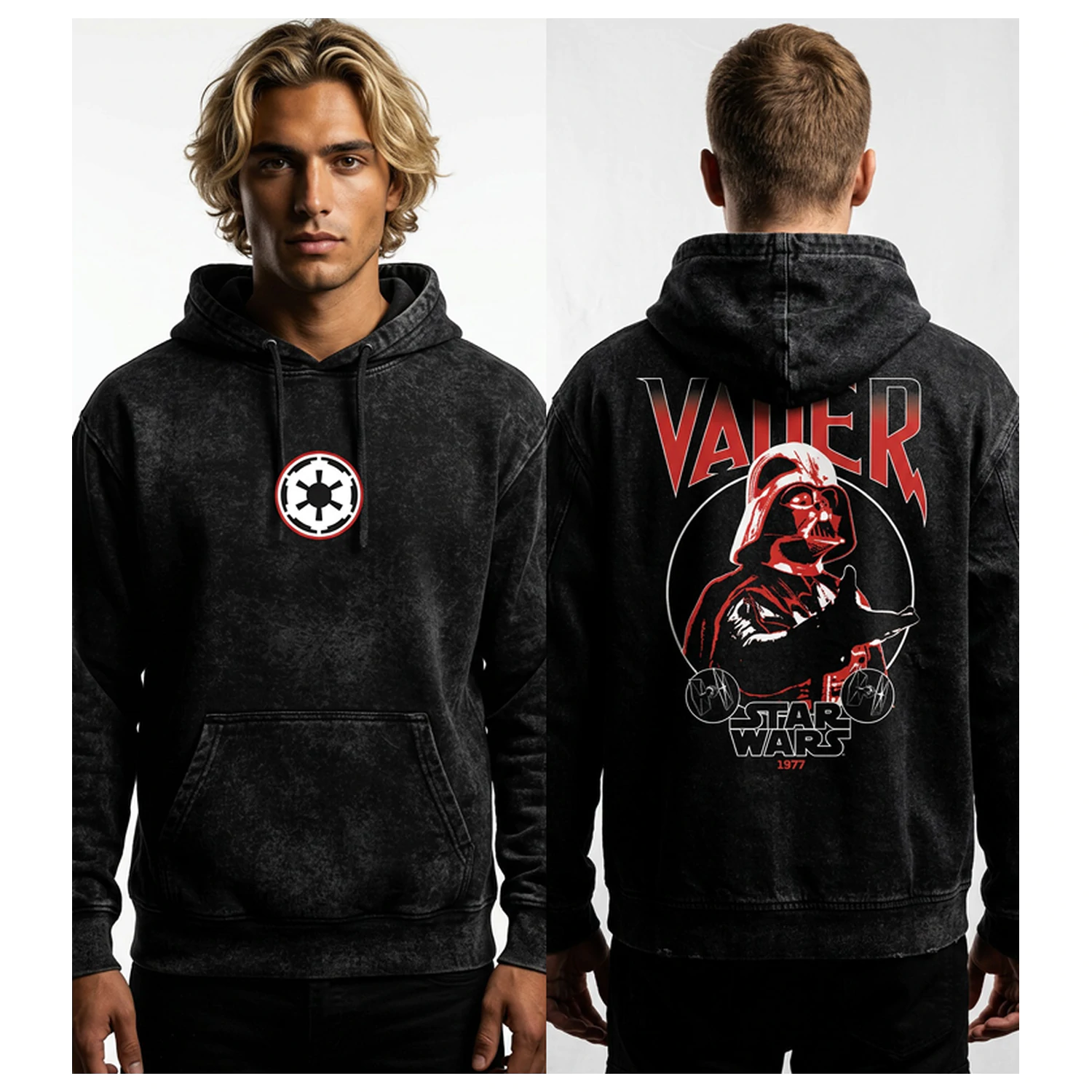 STAR WARS Vader Using Force 1977 pulover fotografija izdelka