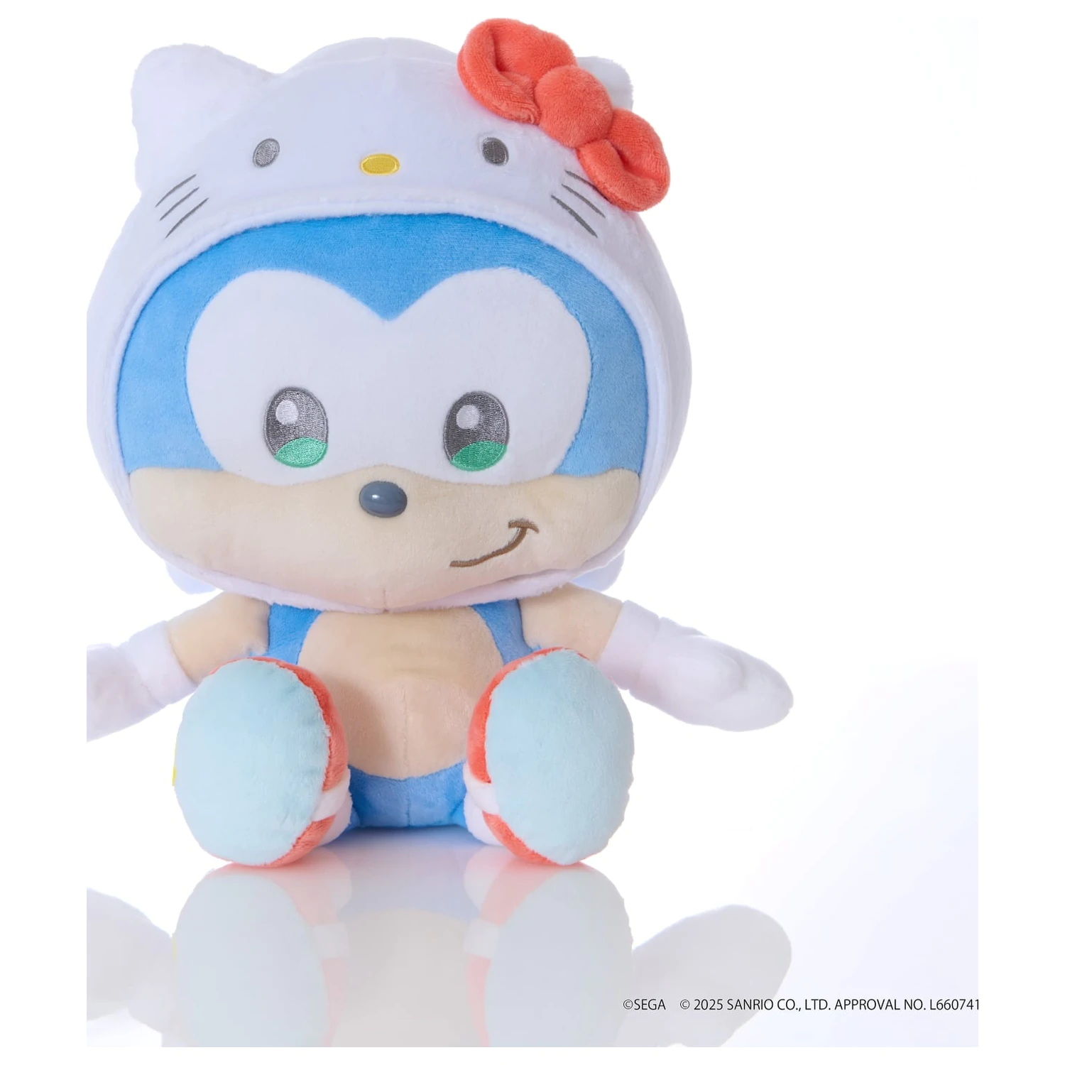 Sonic & Friends x Sanrio Sonic x Hello Kitty Plišasta igrača 24 cm fotografija izdelka