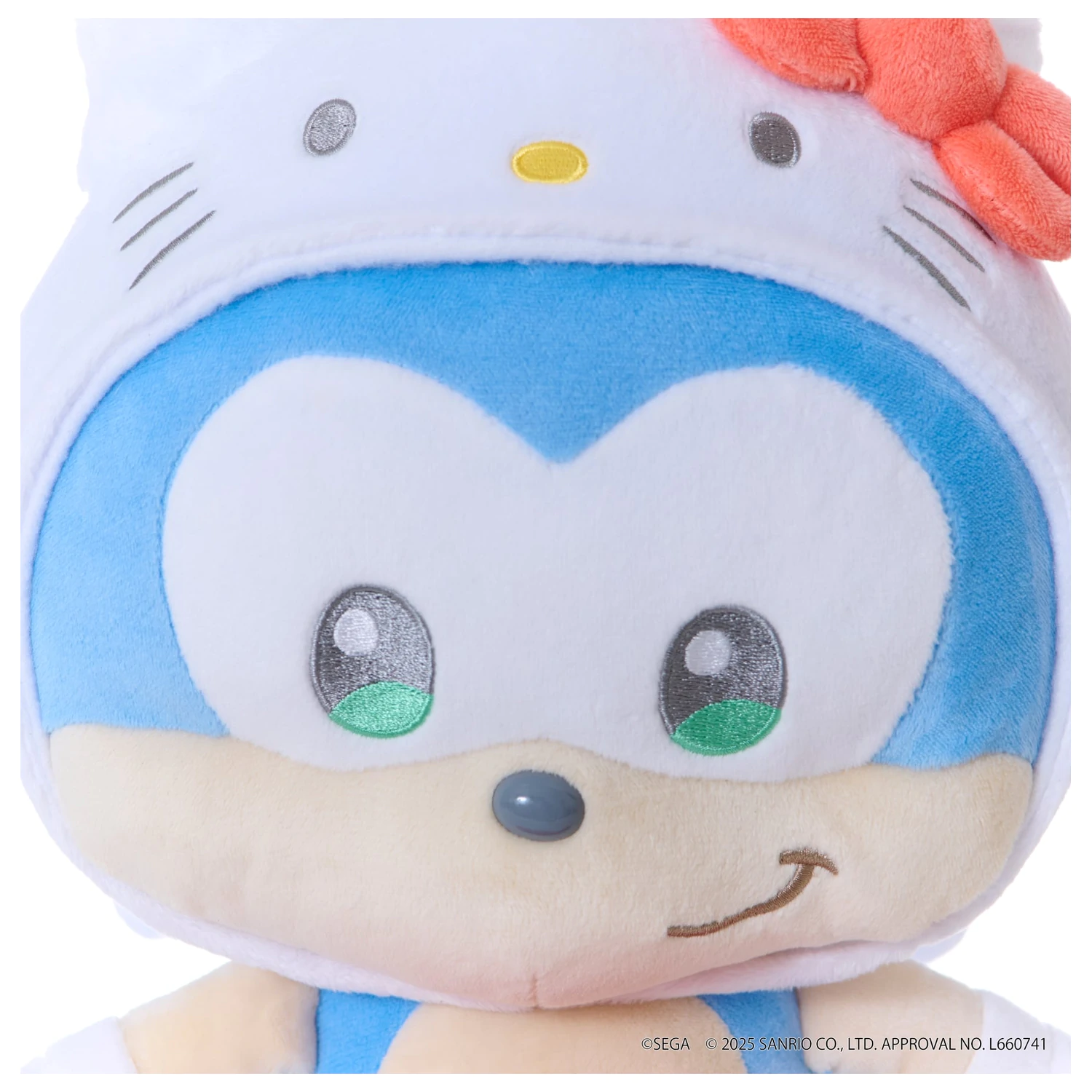 Sonic & Friends x Sanrio Sonic x Hello Kitty Plišasta igrača 24 cm fotografija izdelka