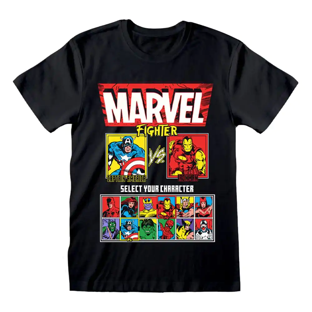 Marvel T-Shirt proti zaslonu fotografija izdelka
