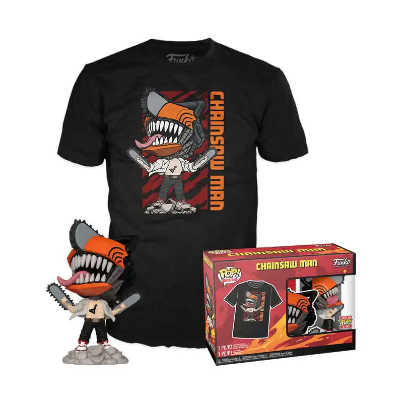 Chainsaw Man Funko POP! & Majica Box Chainsaw Man Leaping fotografija izdelka