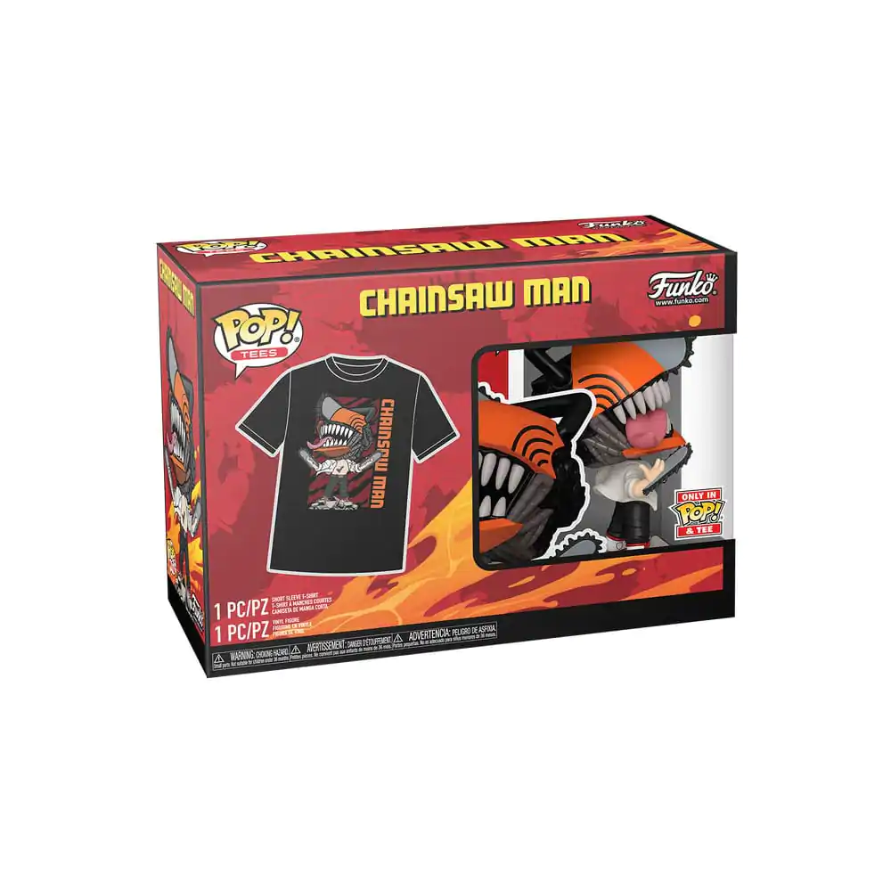 Chainsaw Man Funko POP! & Majica Box Chainsaw Man Leaping fotografija izdelka