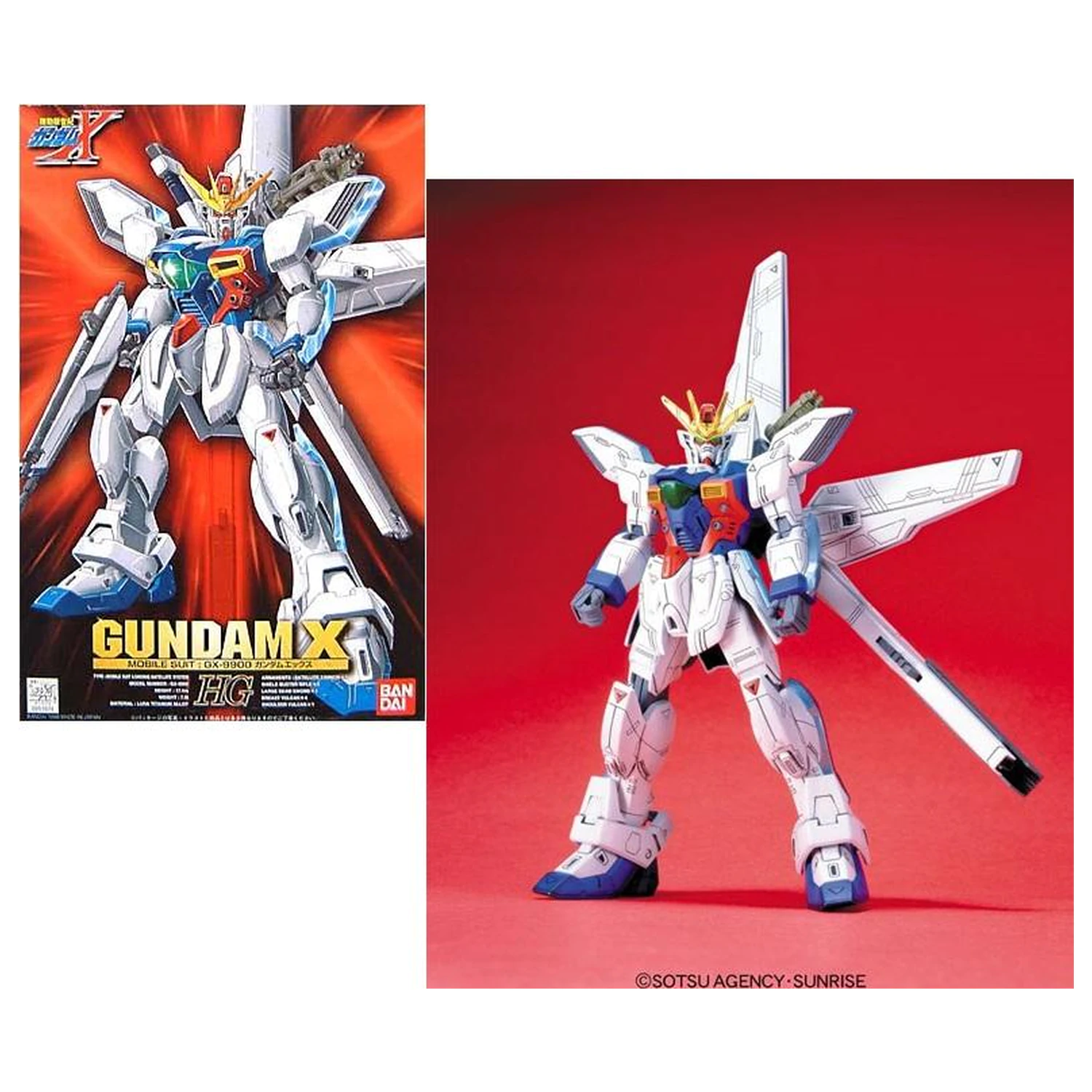 Sestavljivi model Gundam X v merilu 1/100 fotografija izdelka