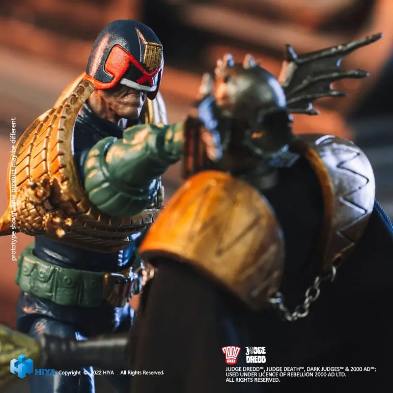 2000 AD Izjemna Mini Akcijska Figura 1/18 Judge Dredd Gaze Into The Fist of Dredd 10 cm fotografija izdelka