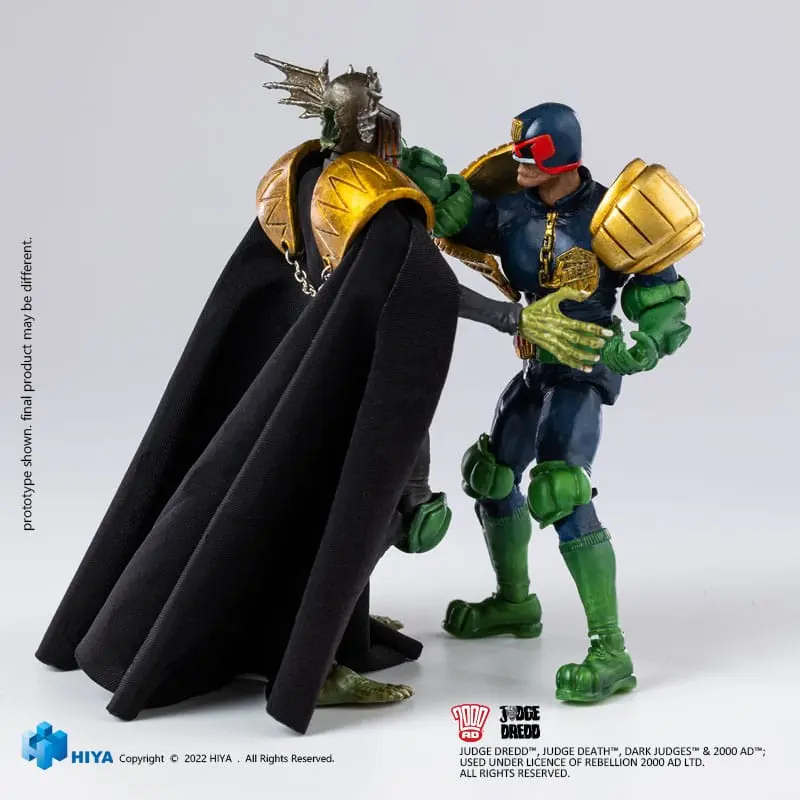 2000 AD Izjemna Mini Akcijska Figura 1/18 Judge Dredd Gaze Into The Fist of Dredd 10 cm fotografija izdelka