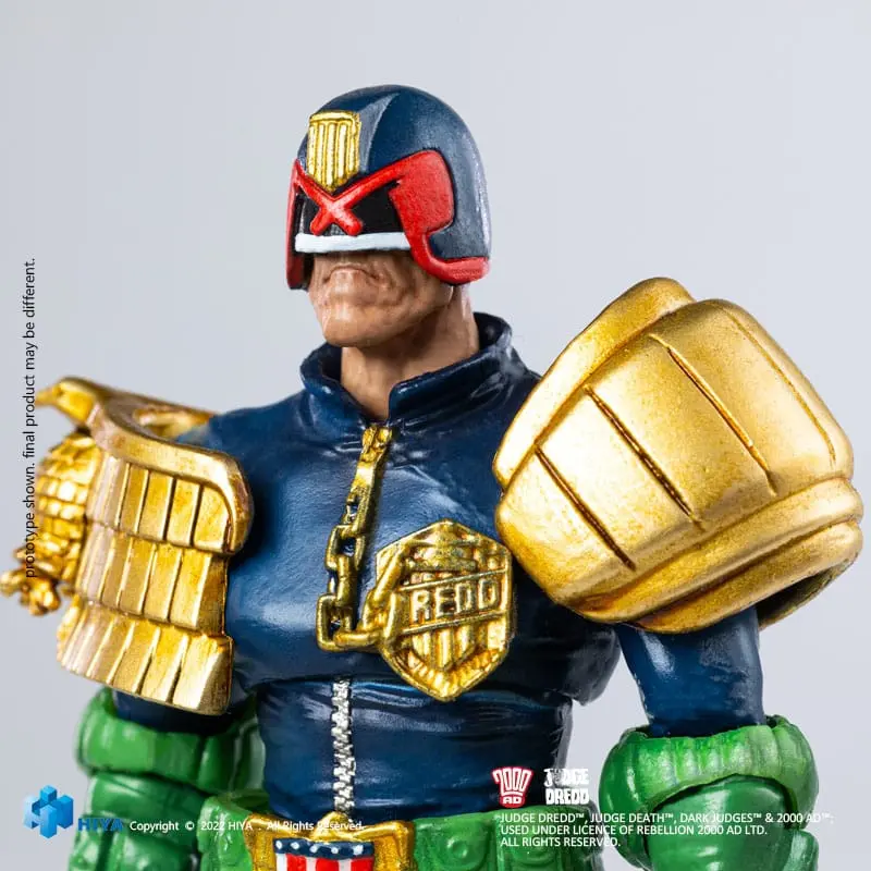 2000 AD Izjemna Mini Akcijska Figura 1/18 Judge Dredd Gaze Into The Fist of Dredd 10 cm fotografija izdelka