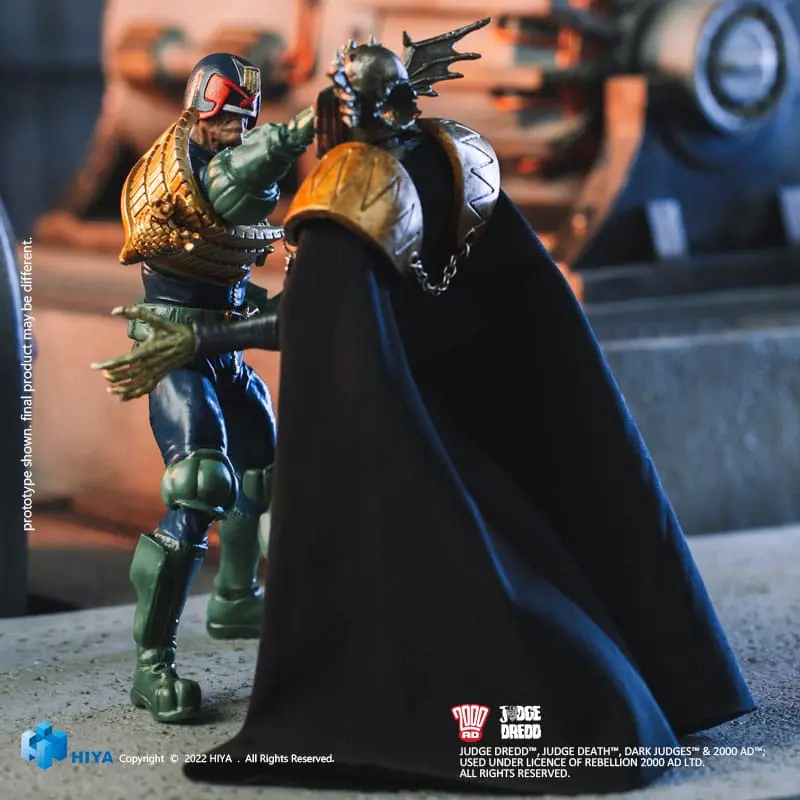 2000 AD Izjemna Mini Akcijska Figura 1/18 Judge Dredd Gaze Into The Fist of Dredd 10 cm fotografija izdelka