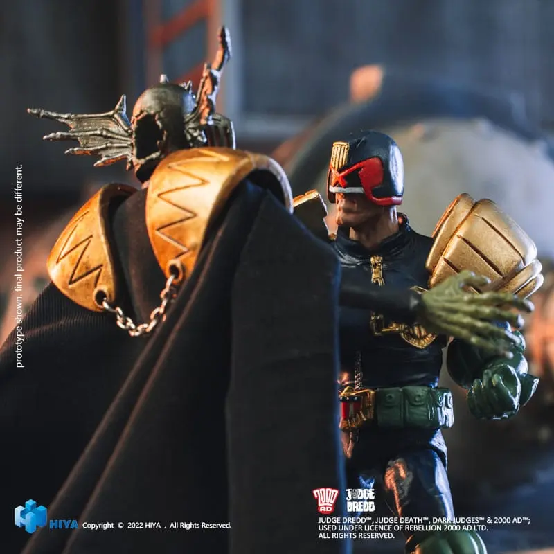 2000 AD Izjemna Mini Akcijska Figura 1/18 Judge Dredd Gaze Into The Fist of Dredd 10 cm fotografija izdelka