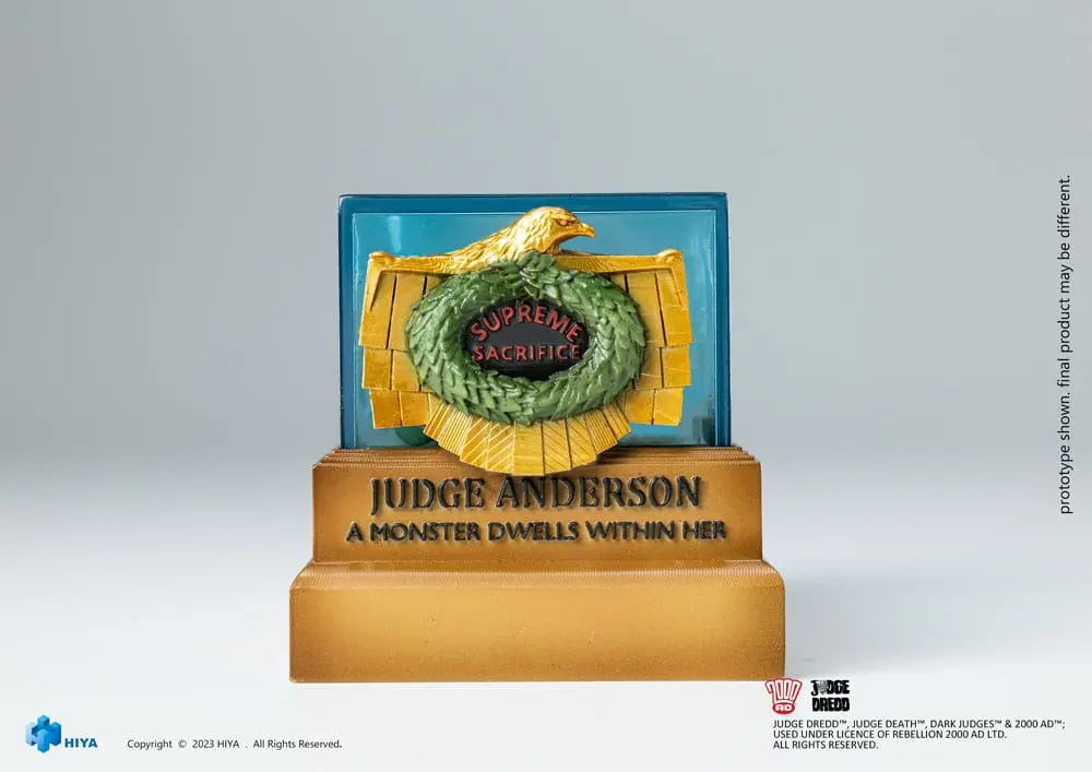 2000 AD Exquisite Mini Akcijska Figura 1/18 Judge Dredd Judge Anderson Hall of Heroes 10 cm fotografija izdelka