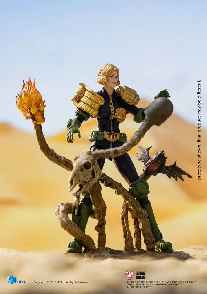 2000 AD Exquisite Mini akcijska figura 1/18 Judge Dredd Judge Anderson VS The Dark Judges 10 cm fotografija izdelka