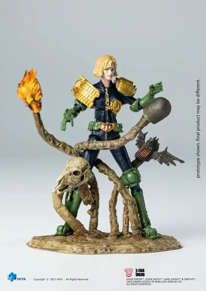 2000 AD Exquisite Mini akcijska figura 1/18 Judge Dredd Judge Anderson VS The Dark Judges 10 cm fotografija izdelka