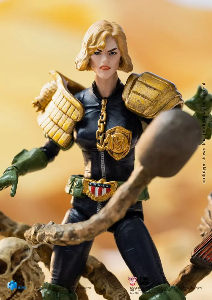 2000 AD Exquisite Mini akcijska figura 1/18 Judge Dredd Judge Anderson VS The Dark Judges 10 cm fotografija izdelka