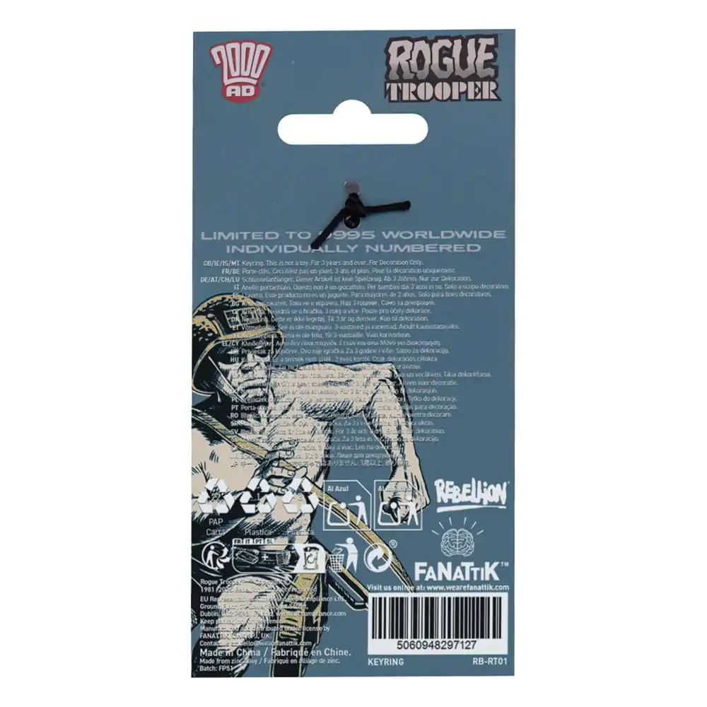 2000 AD Obesek za ključe Rogue Trooper Limited Edition fotografija izdelka