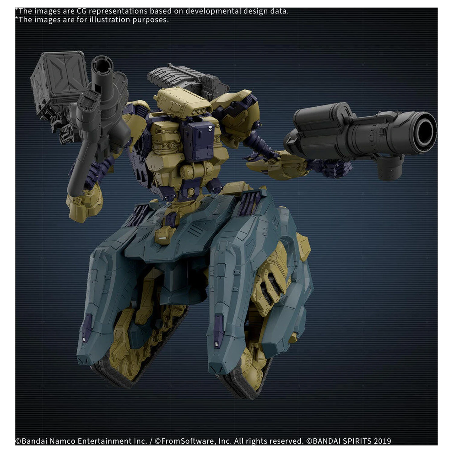 30 Minutes Missions Armored Core VI Wrecker Circus RaD CC3000 model komplet fotografija izdelka
