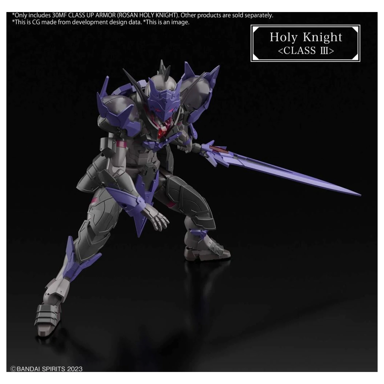 30MF Class Up Oklep (Rosan Holy Knight) Komplet modela fotografija izdelka