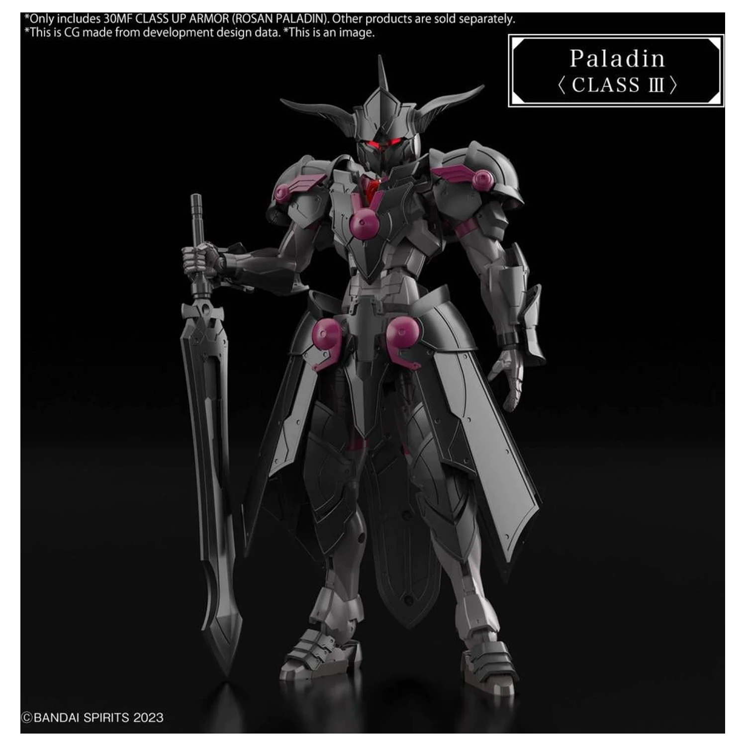 30MF Class Up Armor (Rosan Paladin) komplet modelov fotografija izdelka