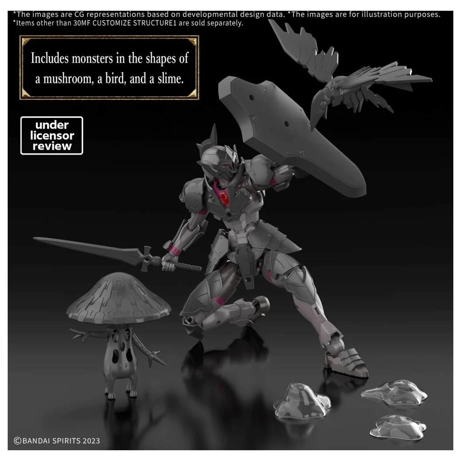 30MF Customize Structure 1 Komplet modela fotografija izdelka