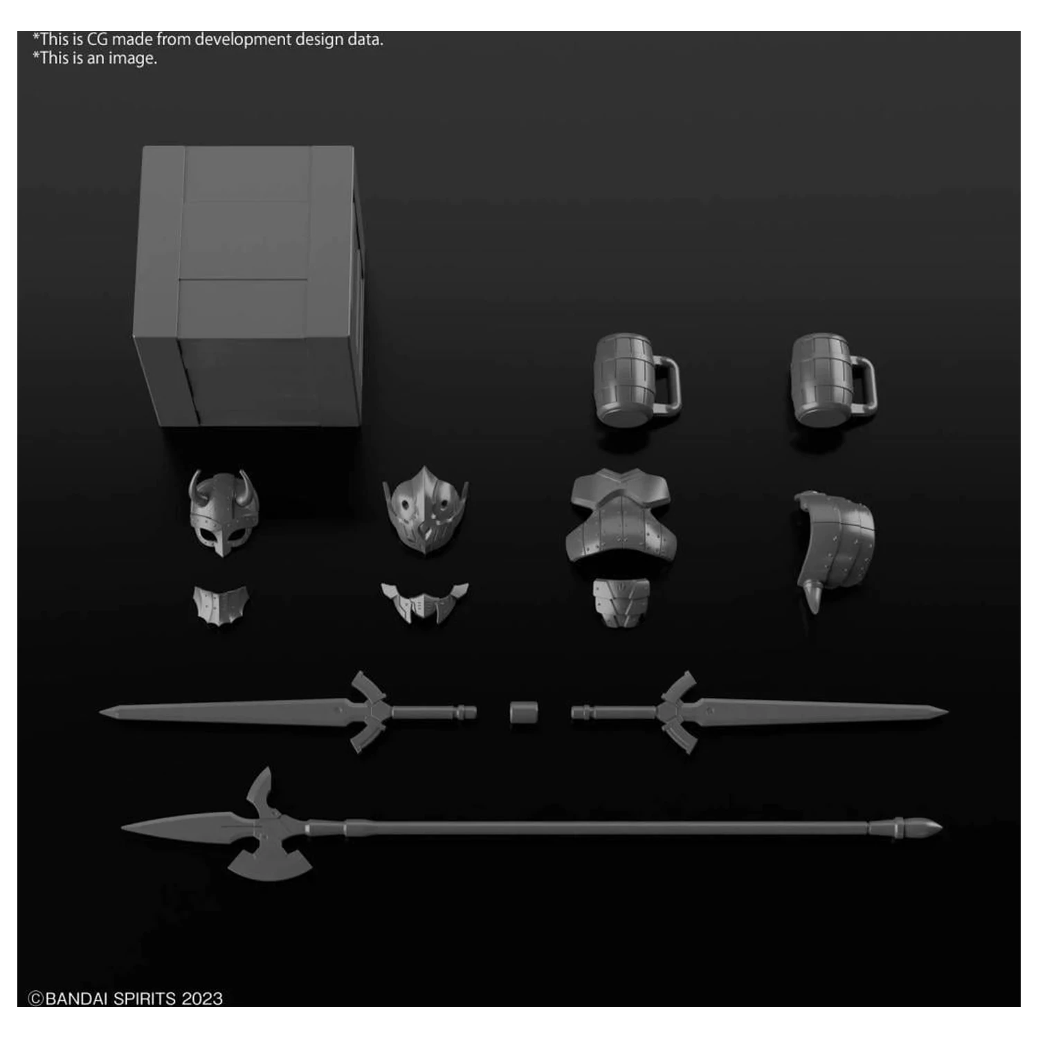 30MF Item Shop 2 (Možnost Bojevnik) Komplet modela fotografija izdelka