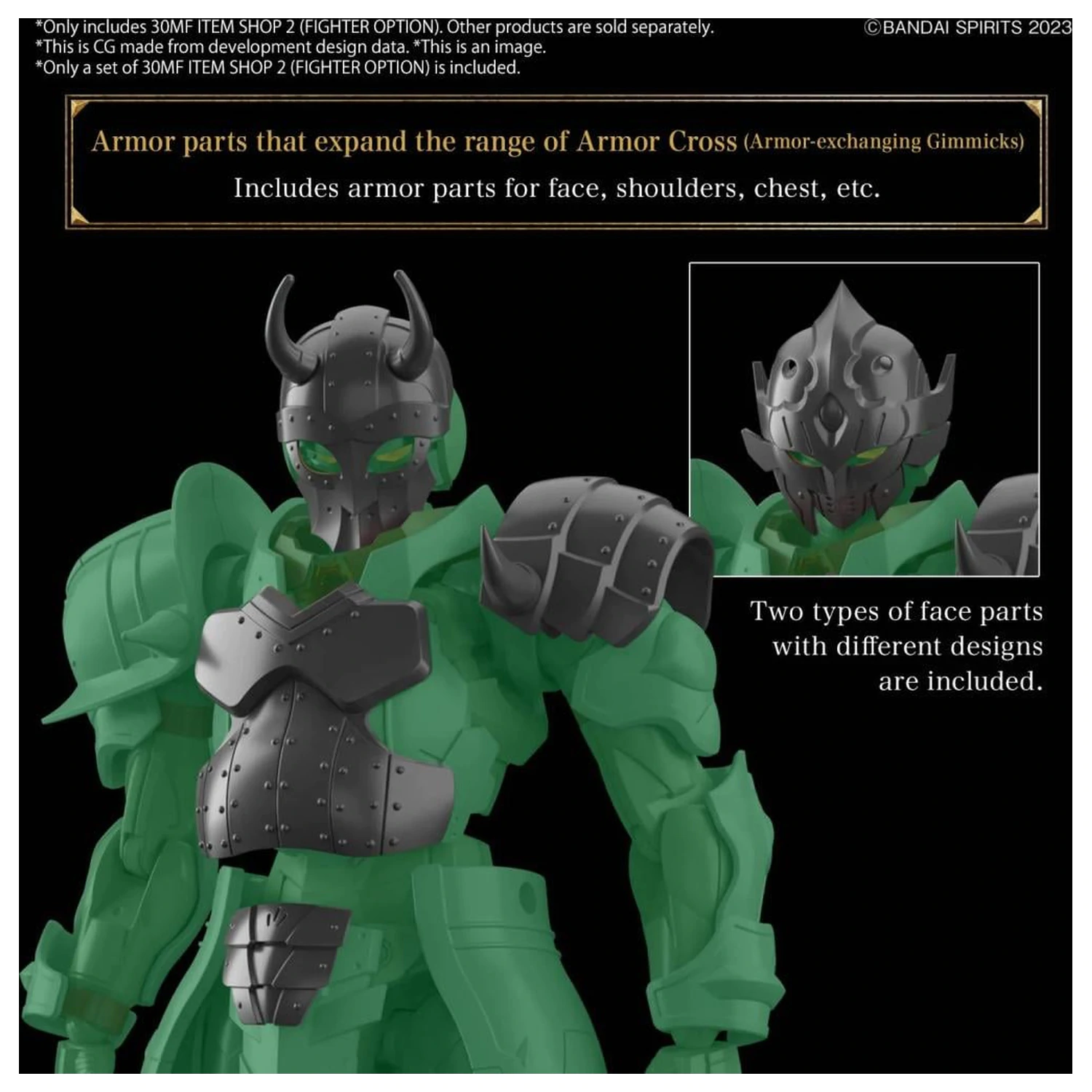 30MF Item Shop 2 (Možnost Bojevnik) Komplet modela fotografija izdelka