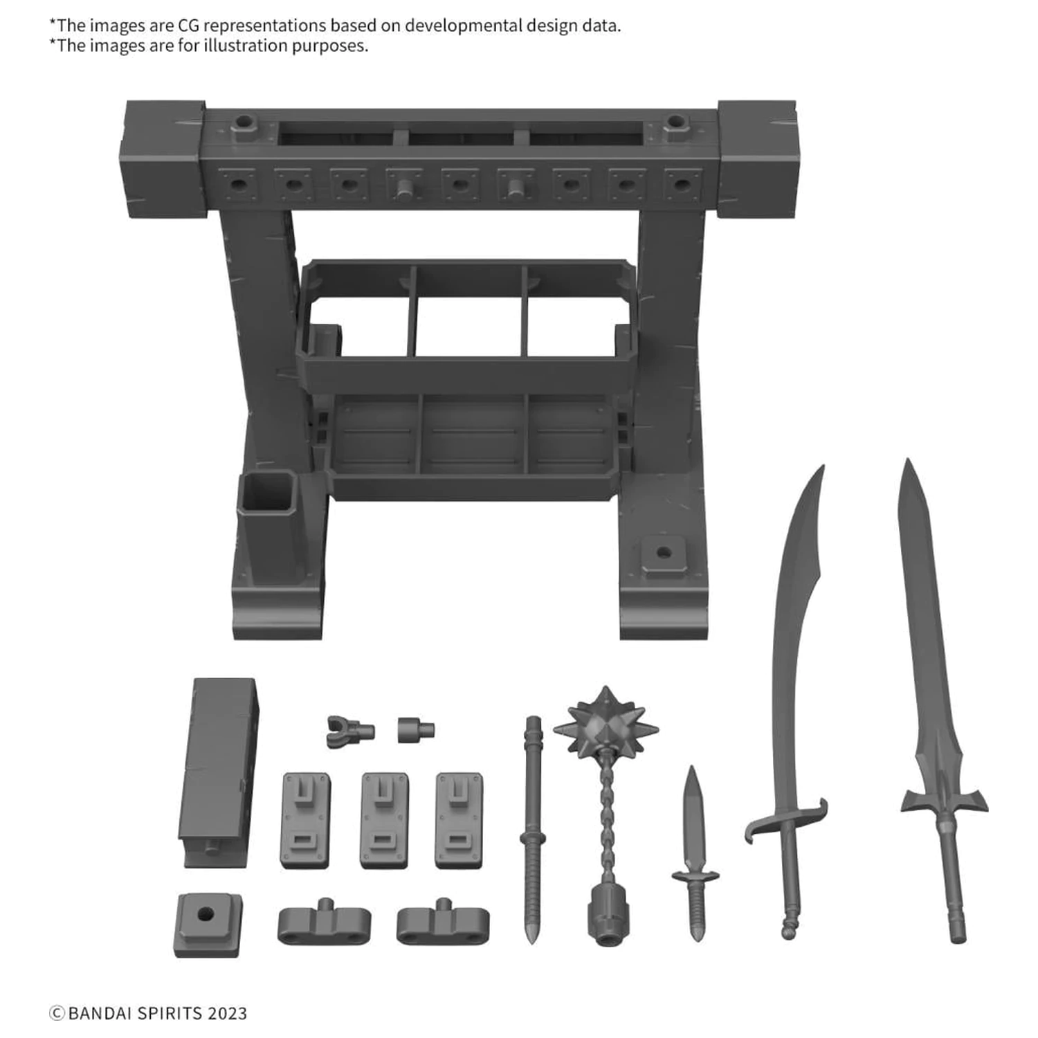30MF Item Shop 3 (Možnost orožja) Model Komplet fotografija izdelka