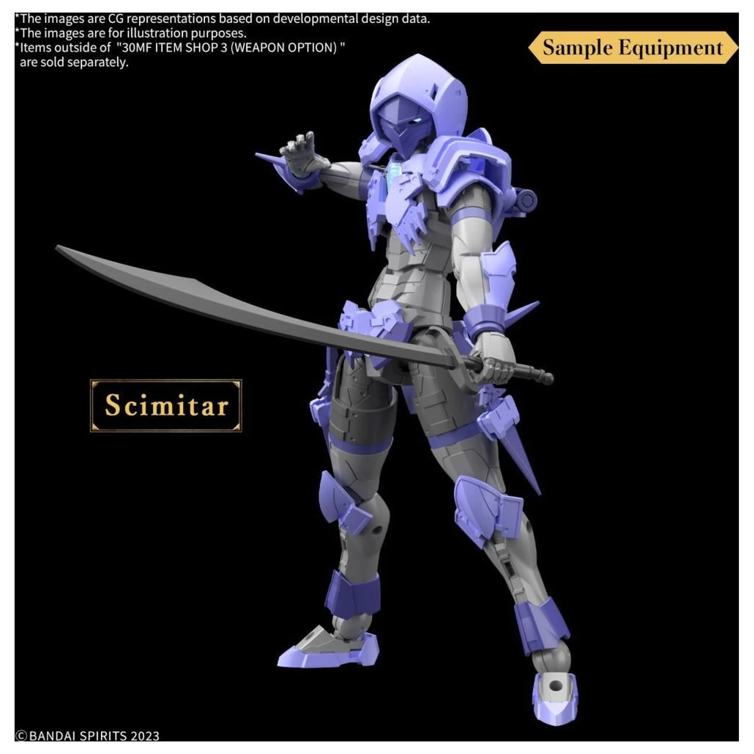 30MF Item Shop 3 (Možnost orožja) Model Komplet fotografija izdelka
