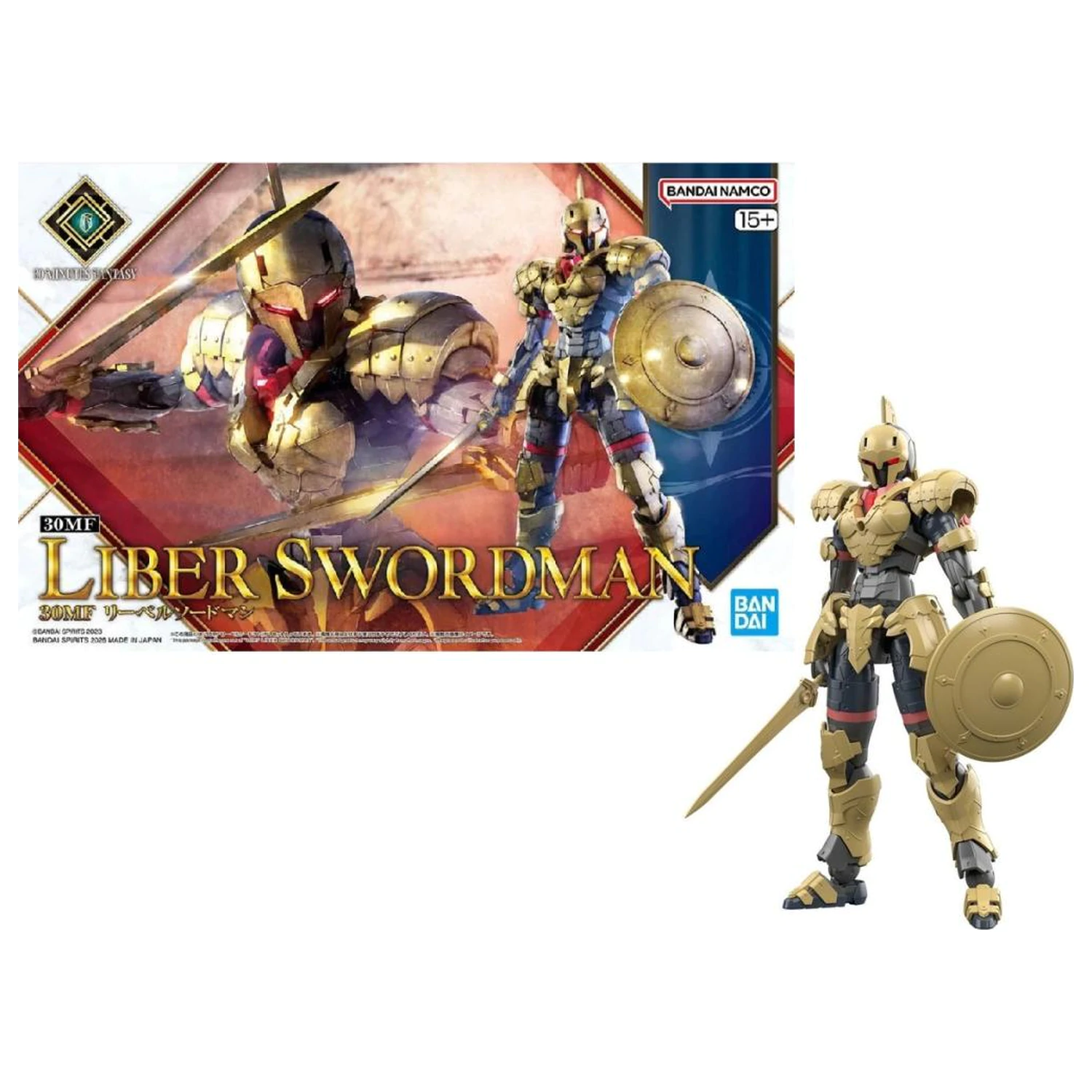 30MF Liber Swordsman komplet modela fotografija izdelka