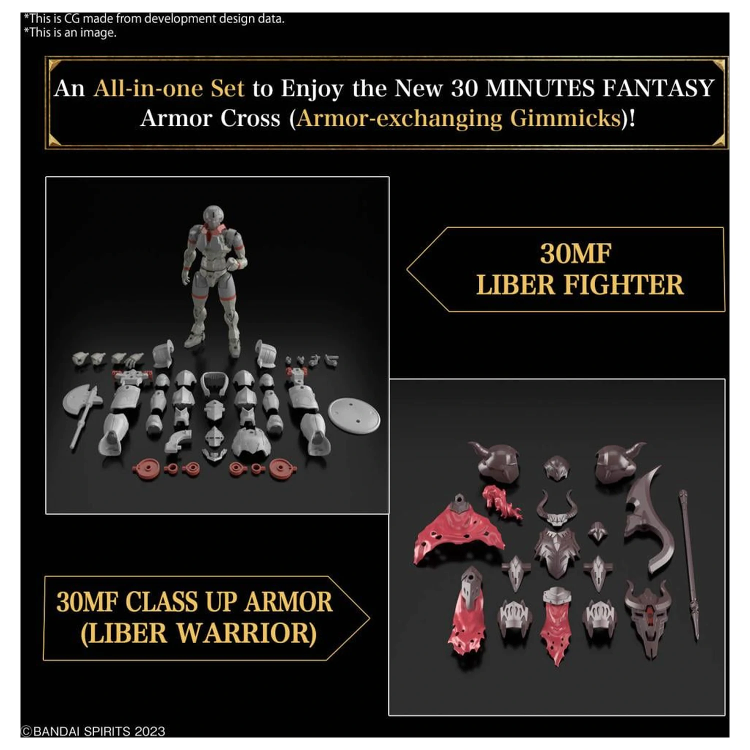 30MF Liber Warrior Komplet modelov fotografija izdelka