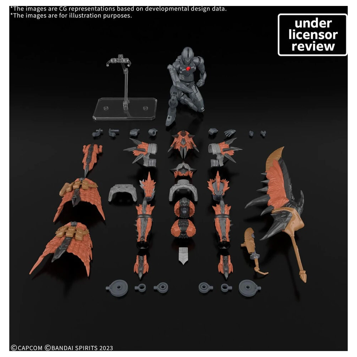 30MF Monster Hunter Wilds Rathalos oprema Rathalos serija komplet dodatkov 30 minut Fantasy fotografija izdelka