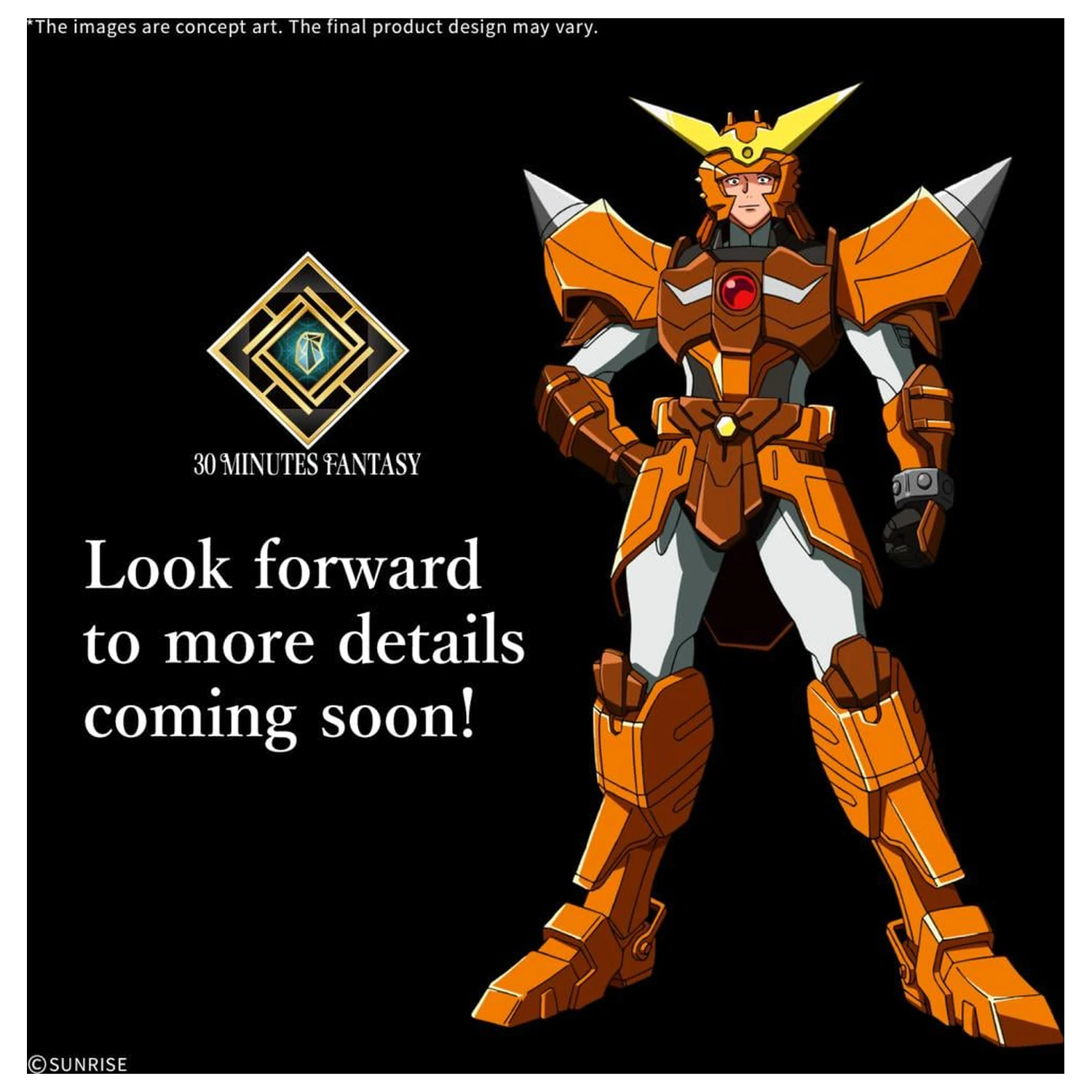 30MF Yoroi-Shinden Samurai Troopers Wild komplet modela fotografija izdelka