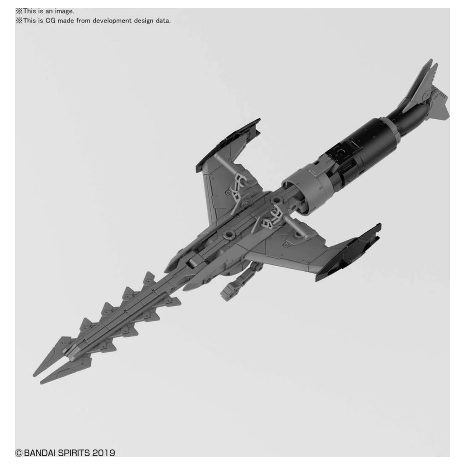 30MM 1/144 Extended Armament Vehicle (Submarine Gray) komplet modela fotografija izdelka