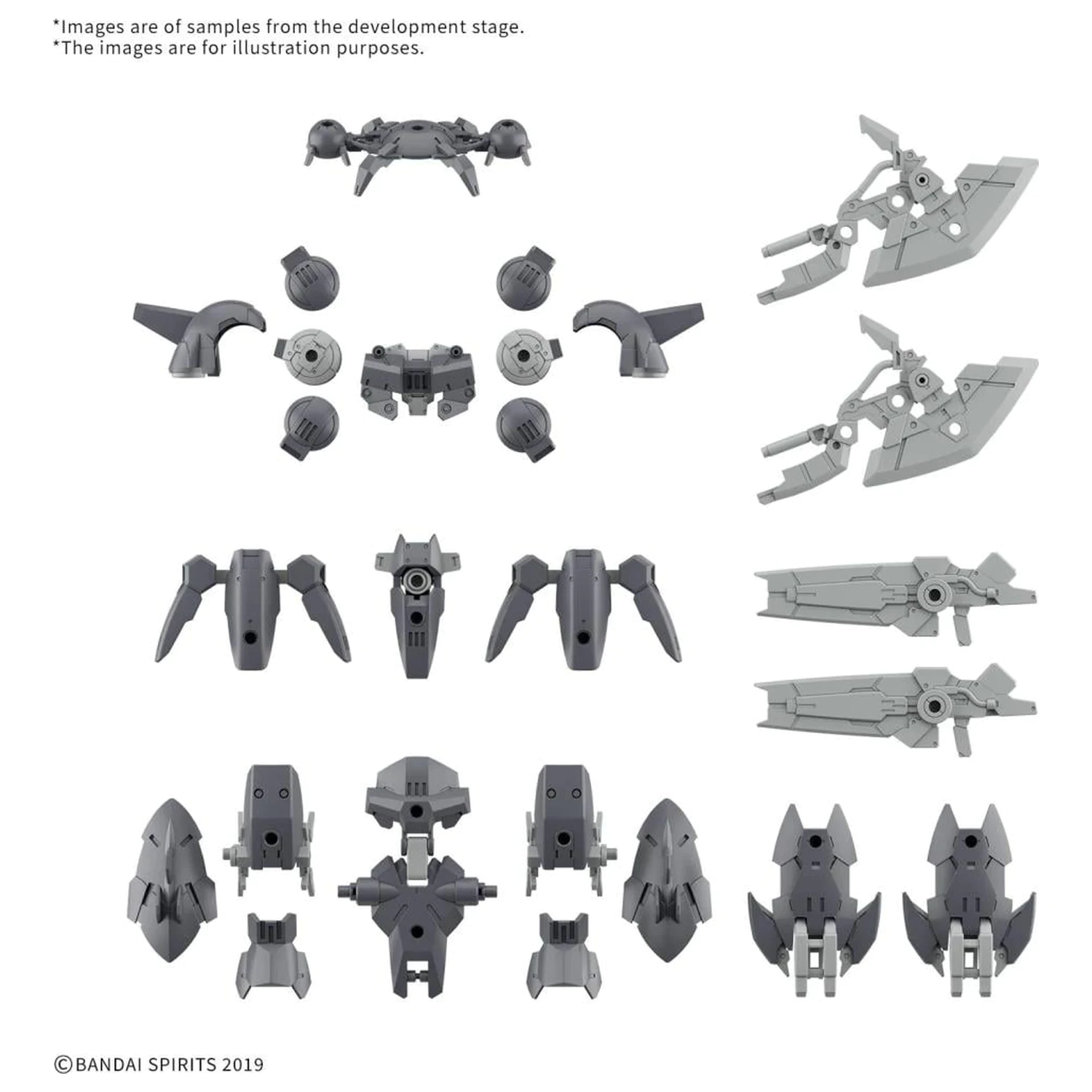 30MM 1/144 Dodatni deli Set 23 (Full Armor Unit 2) Komplet modela fotografija izdelka