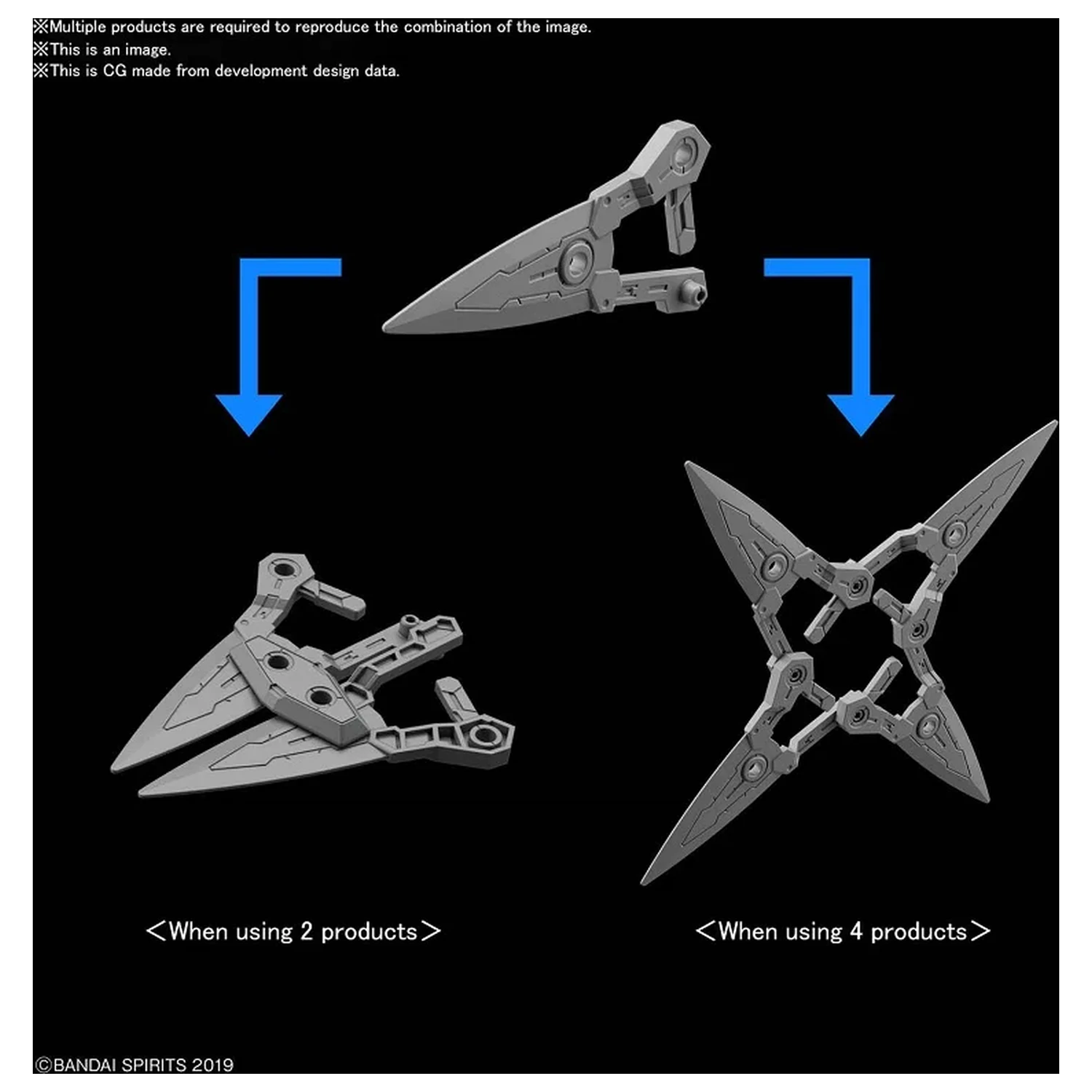 30MM 1/144 Dodatna oprema orožje 1 za Rabiot model komplet fotografija izdelka