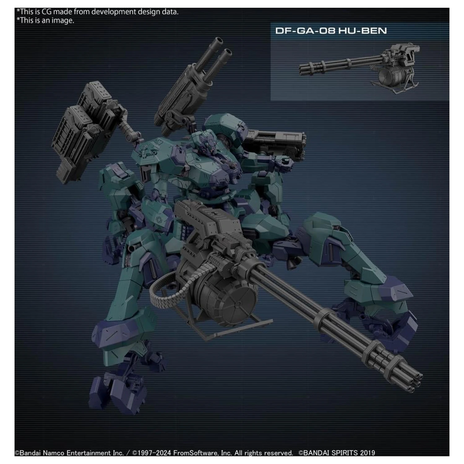 30MM Armored Core VI BD-011 Melander Liger Tail Komplet Modela fotografija izdelka