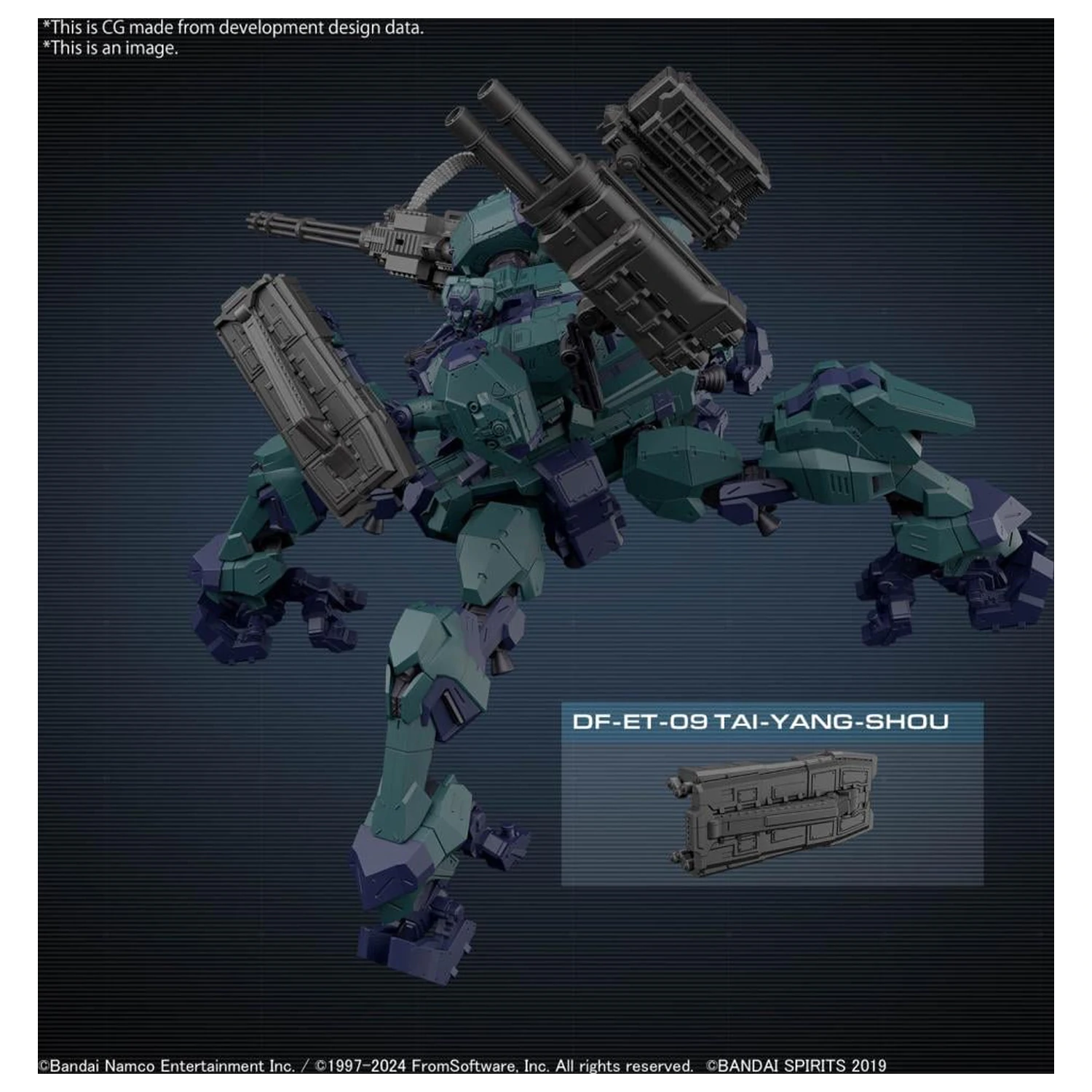 30MM Armored Core VI BD-011 Melander Liger Tail Komplet Modela fotografija izdelka