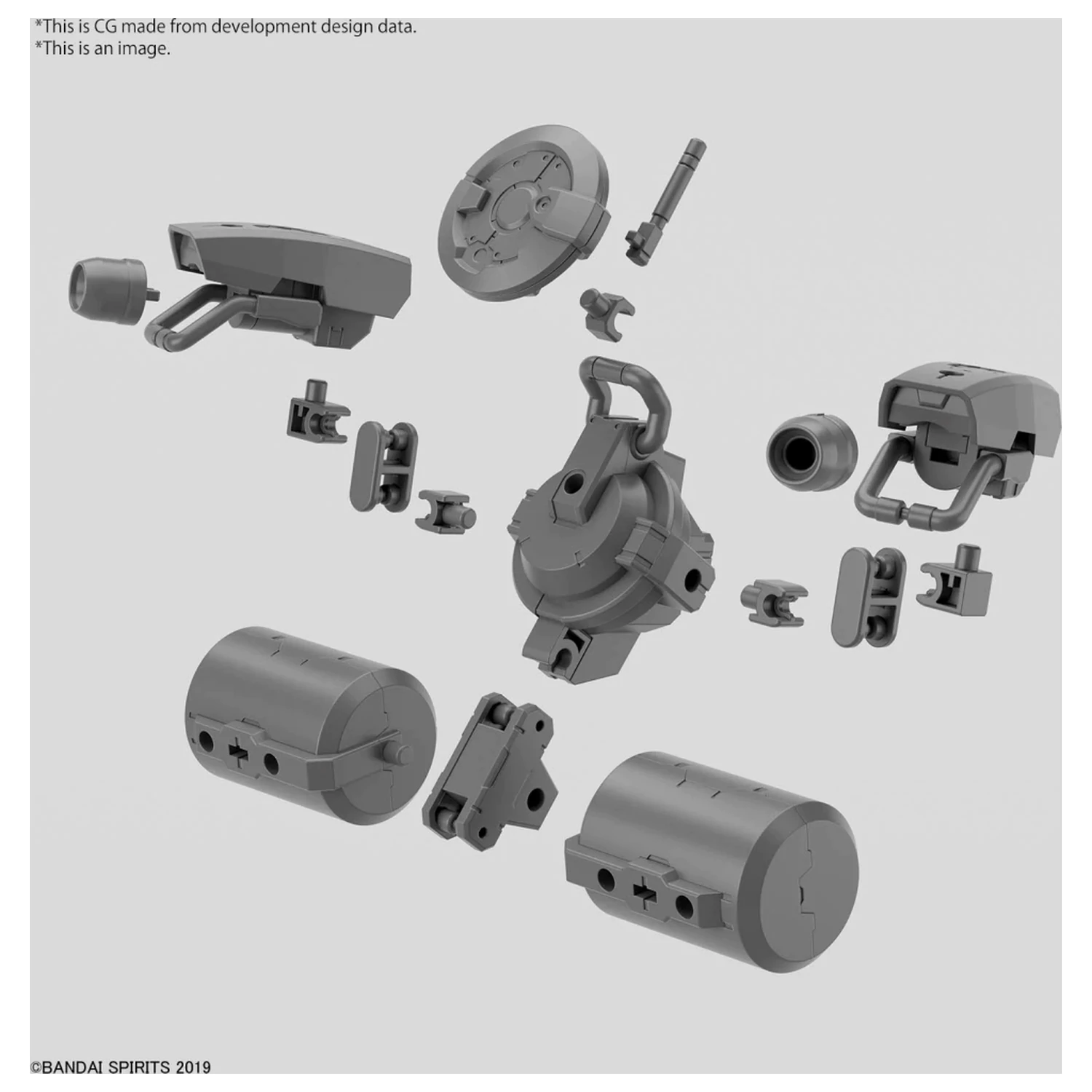 30MM Prilagodite Orožje (Težko orožje 2) Model komplet fotografija izdelka