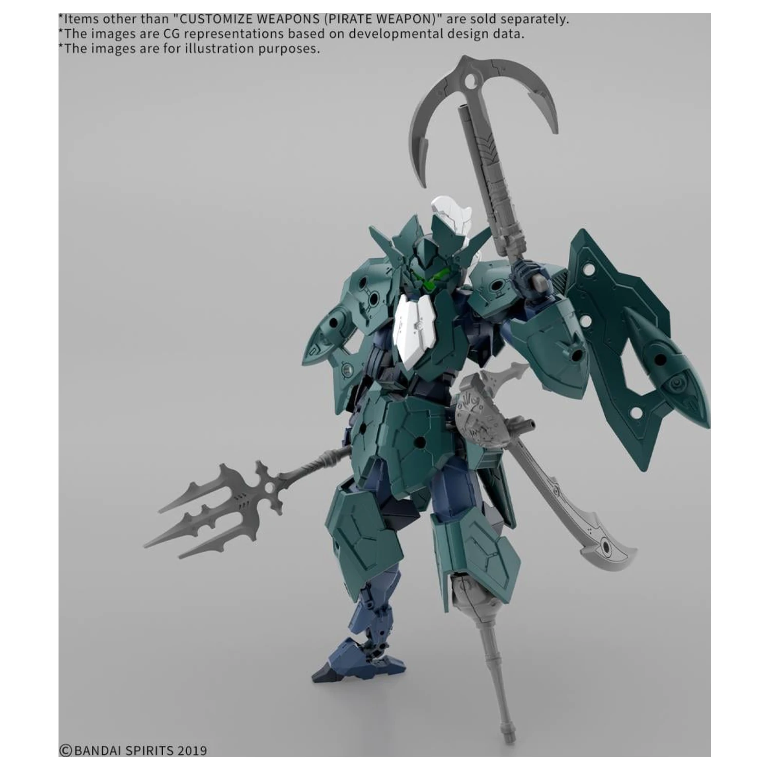 30MM Customize Weapons (Pirate Weapon) Model Kit komplet dodatkov fotografija izdelka