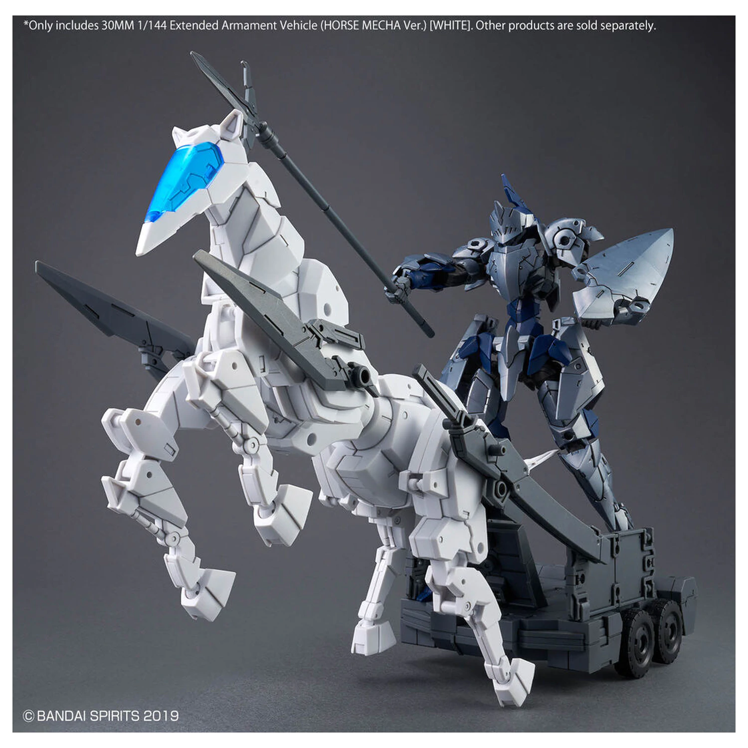 30MM Razširitev Exa-Vehicle Horse Mecha Ver. White fotografija izdelka