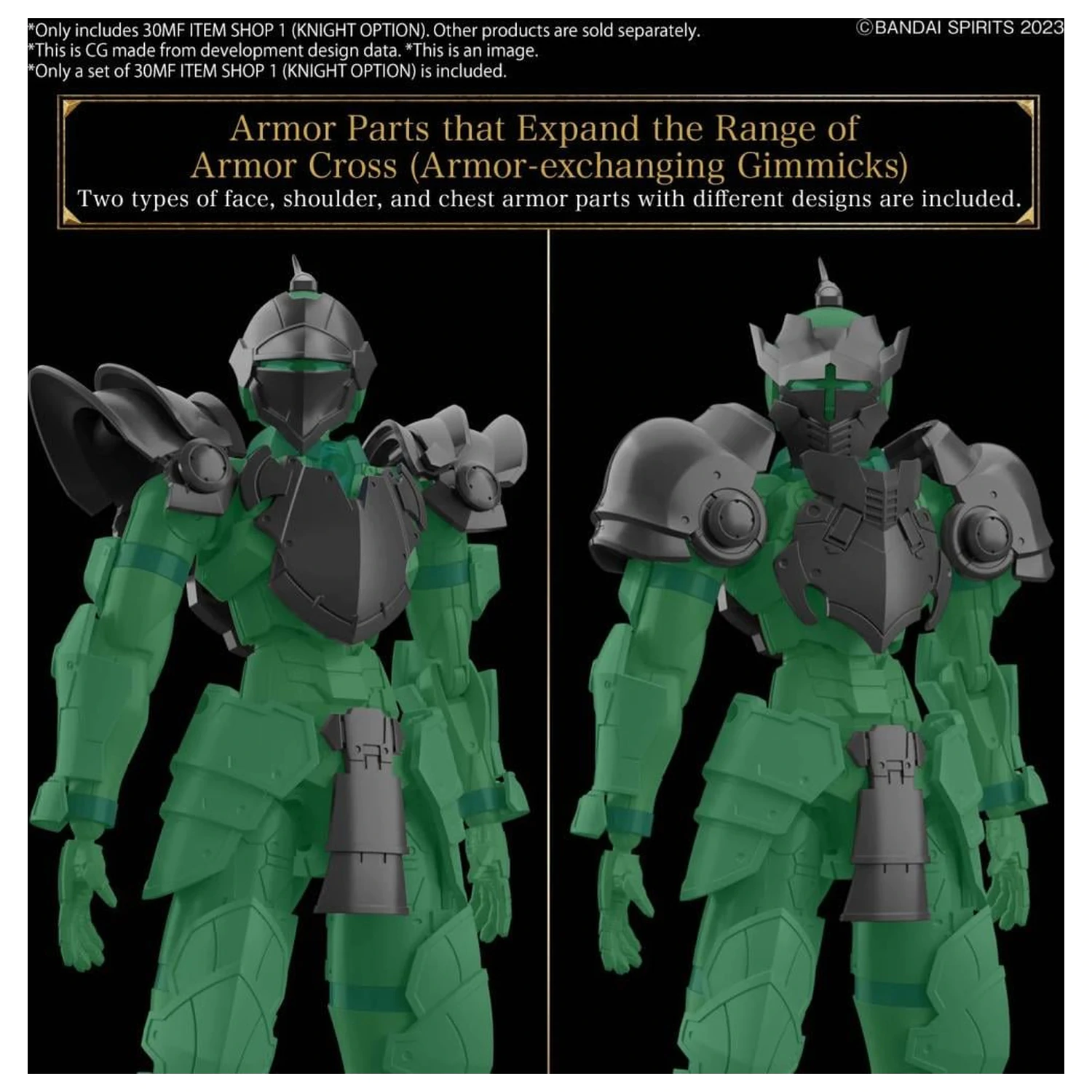 30MM Item Shop 1 (Knight Option) Model Komplet fotografija izdelka