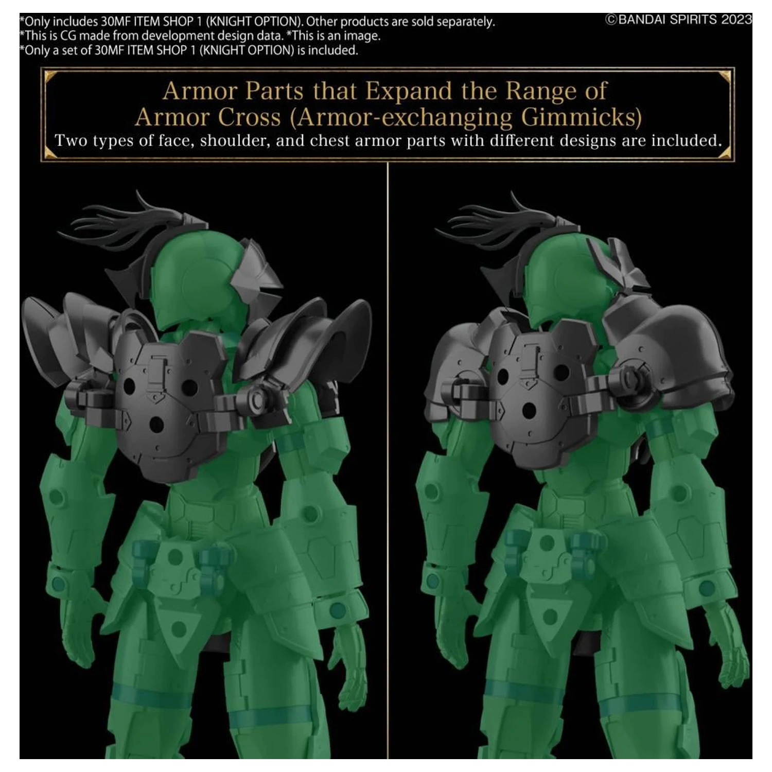 30MM Item Shop 1 (Knight Option) Model Komplet fotografija izdelka