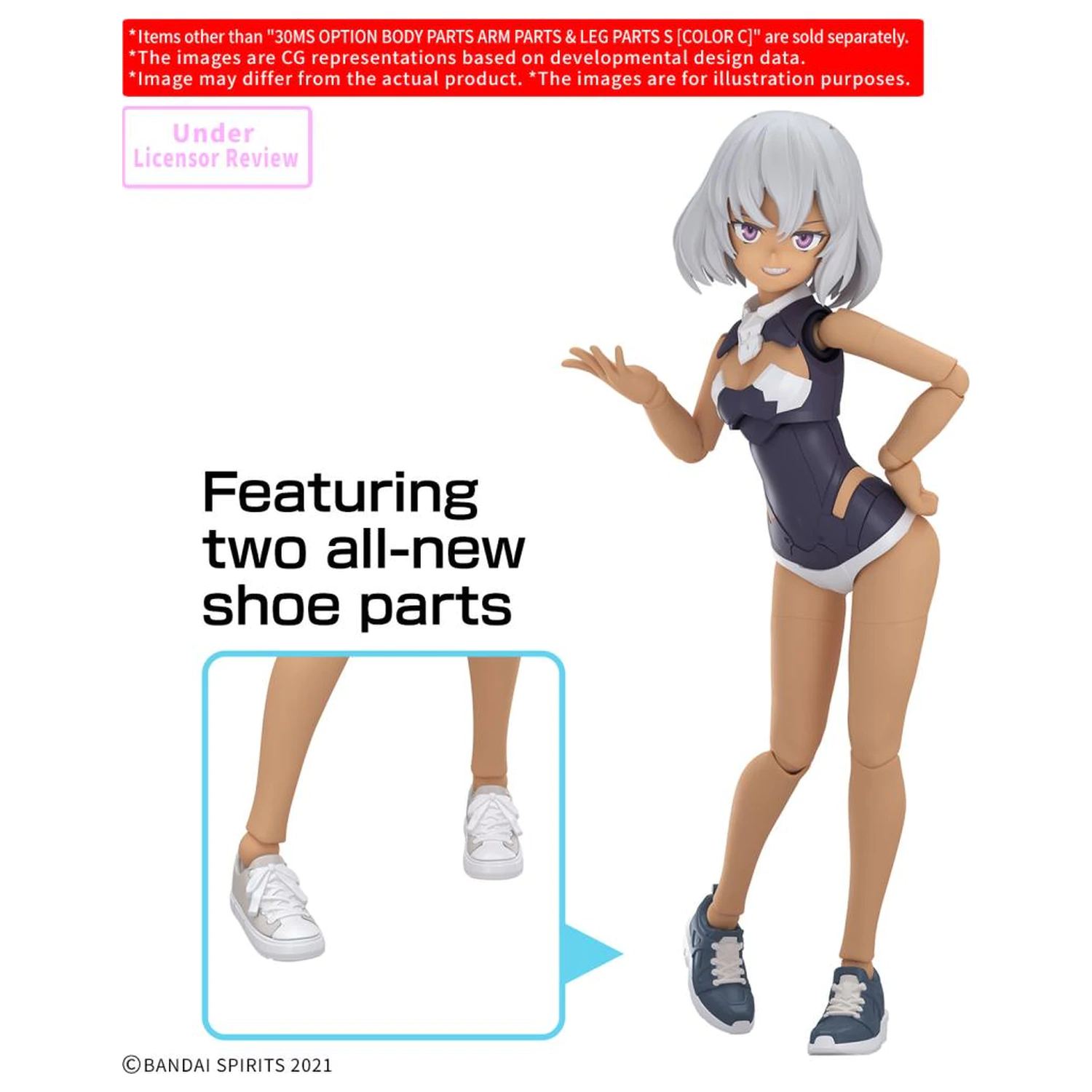 30MS Option Body Parts Arm Parts & Leg Parts S Color C Model Kit dodatek paket fotografija izdelka