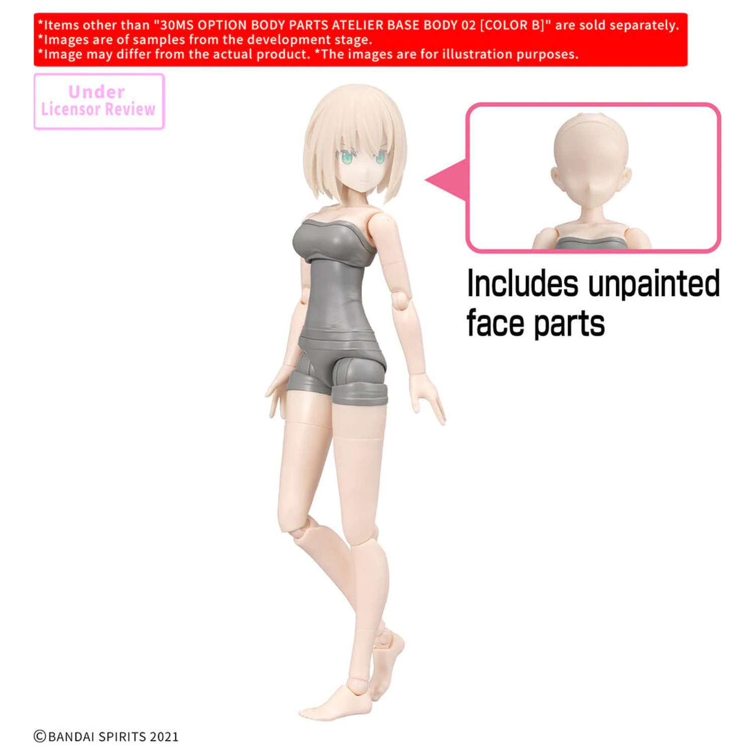 30MS Option Body Parts Atelier Base Body 02 Barva B Set dodatkov 30 Minutes Sisters fotografija izdelka