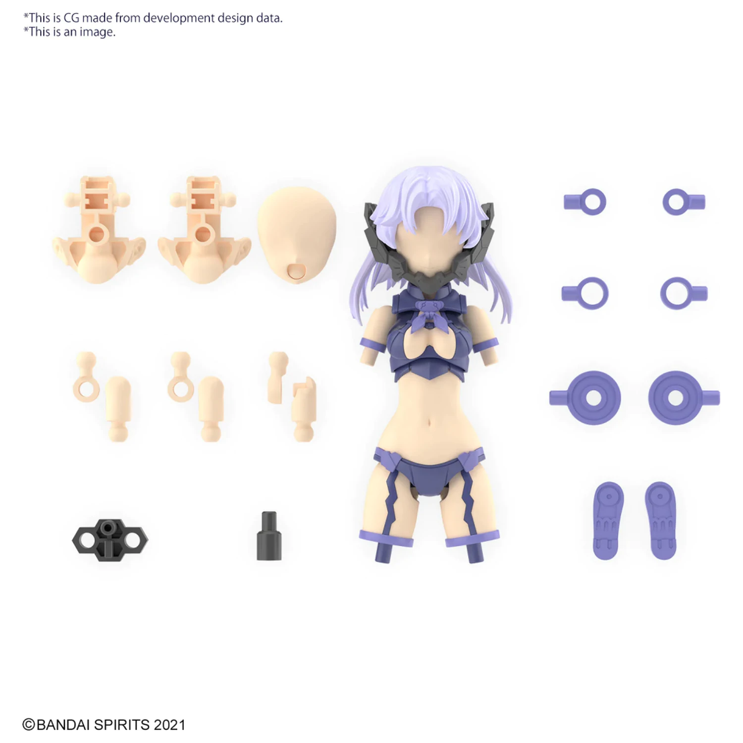30MS Opcijski deli Set 11 (Fang Costume) Color A Model Kit fotografija izdelka