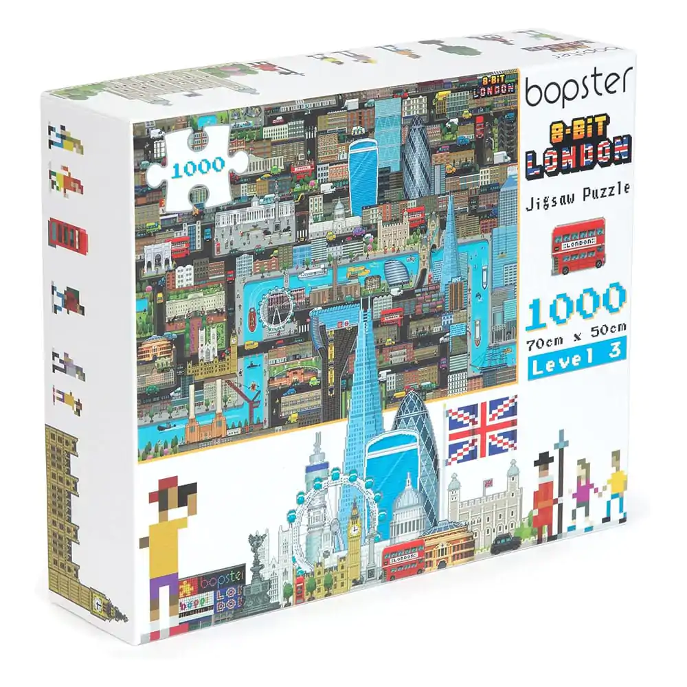 8-Bit Pixel Puzzle London Level 3 1000 kosov fotografija izdelka