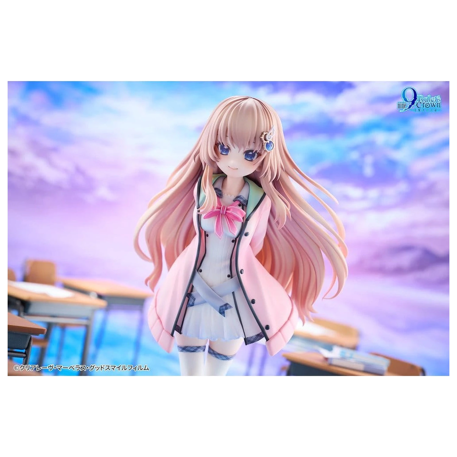 9-nine- PVC figura 1/6 Ruler's Crown Miyako Kujo 25 cm fotografija izdelka