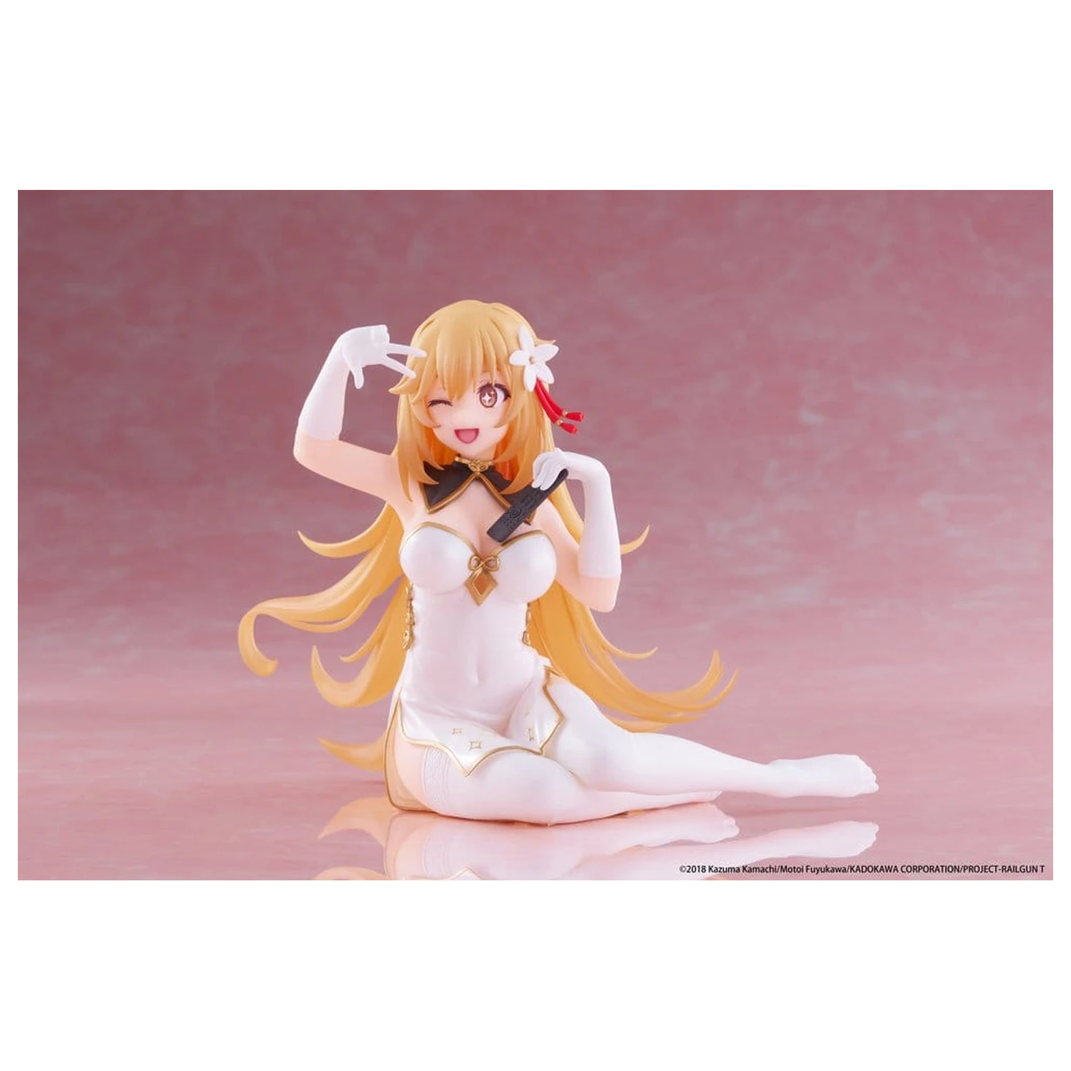 A Certain Scientific Railgun PVC kip namizna ljubka figura Misaki Shokuho Chinese Dress Ver. 13 cm fotografija izdelka