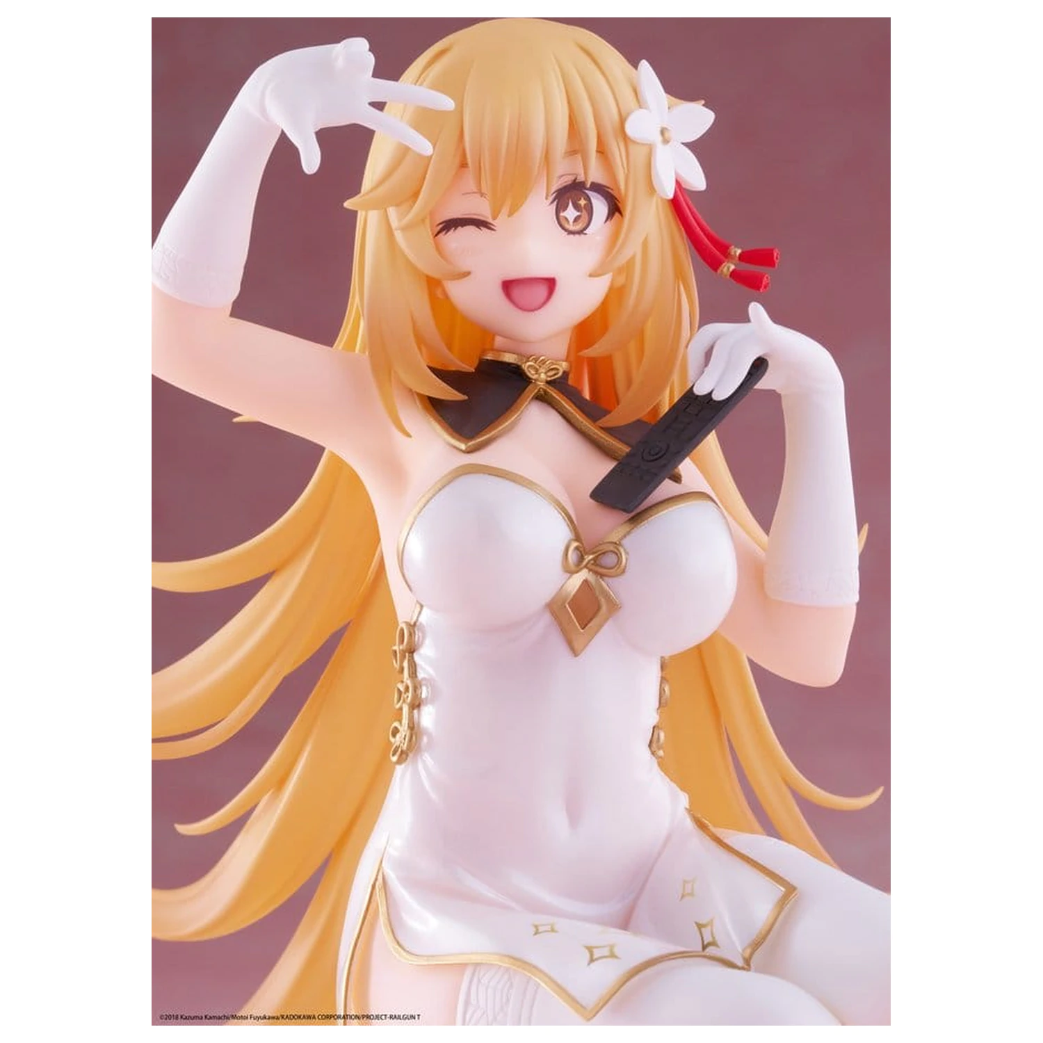 A Certain Scientific Railgun PVC kip namizna ljubka figura Misaki Shokuho Chinese Dress Ver. 13 cm fotografija izdelka